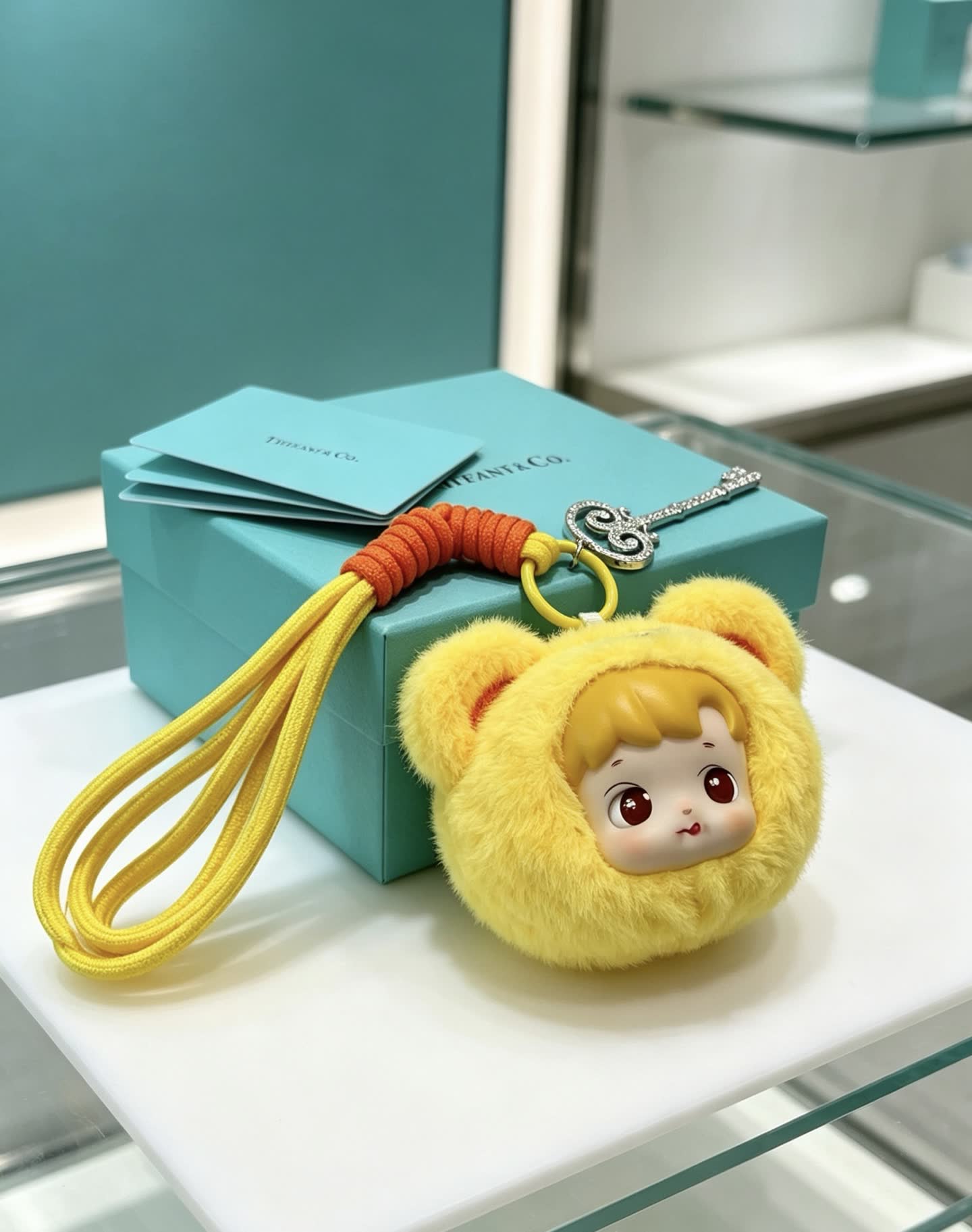 Tiffany & Co. Yellow Bear Keychain